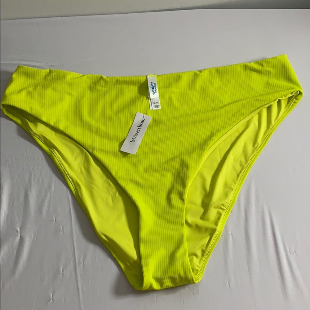 Hi Waisted Bikini Bottom NWT La Vie en Rose XXL